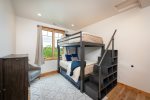 Bedroom 3 is a bunk room with queen over queen bunkbed & twin trundle bed.